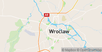 Wrocław, województwo dolnośląskie, Polska mapa