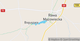 Rawa Mazowiecka, powiat rawski, województwo łódzkie, Polska mapa
