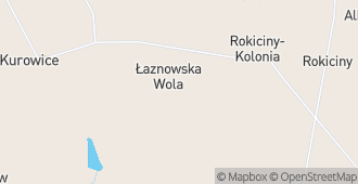 Łaznowska Wola, powiat tomaszowski, województwo łódzkie, Polska mapa
