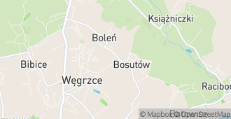Bosutów, powiat krakowski, województwo małopolskie, Polska mapa