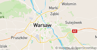 Warszawa, województwo mazowieckie, Polska mapa