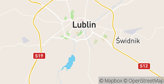Lublin, województwo lubelskie, Polska mapa