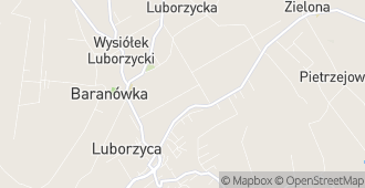 Luborzyca, powiat krakowski, województwo małopolskie, Polska mapa