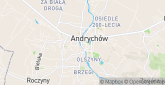 Andrychów, powiat wadowicki, województwo małopolskie, Polska mapa