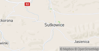Sułkowice, powiat myślenicki, województwo małopolskie, Polska mapa